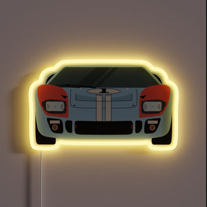 GT40 neon sign — pure racing legend, lit in style.