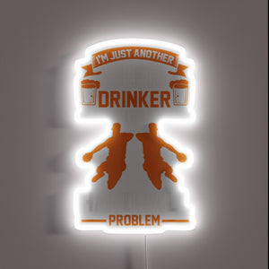 Neon Bar Sign - Handball Themed Beer Lover's Unique Collectible Decoration