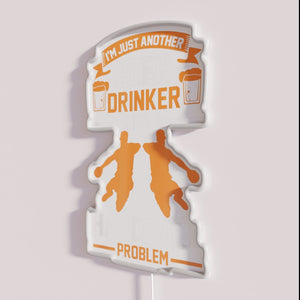RGB Neon Bar Sign for Beer Lovers and Handball Enthusiasts