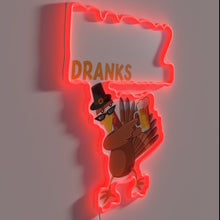 Load image into Gallery viewer, Vibrant Neon Sign Celebrating Joyful Holiday Traditions with Whimsical Humor