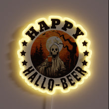Load image into Gallery viewer, Brighten up your party with this spooky RGB beer sign