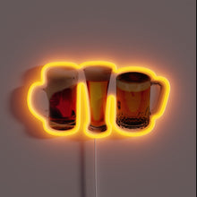 Load image into Gallery viewer, Electric Neon Sign for Happy Hour Decorations and Bar Enthusiasts