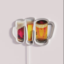 Load image into Gallery viewer, Vibrant Neon Sign with Color Changing Happy Hour LED Display.