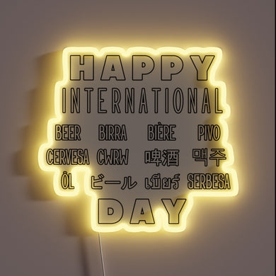 Brighten up your beer loving space with this RGB sign.
