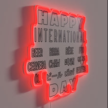 Load image into Gallery viewer, Shine bright on International Beer Day with vibrant RGB glow.