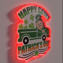Load image into Gallery viewer, Add festive touch to your home with colorful Saint Patrick&#39;s Day neon.