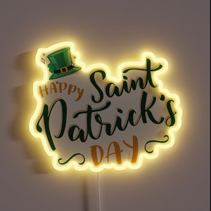 Add a Lucky Touch with Vibrant Rainbow Neon Sign Glow