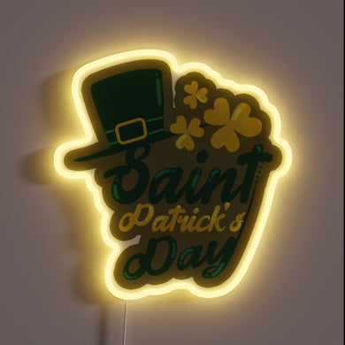 Celebrate the luck of Ireland with vibrant rainbow LED lighting.
