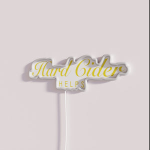 RGB Neon Sign Adornments for Cider Lovers and Enthusiasts Everywhere