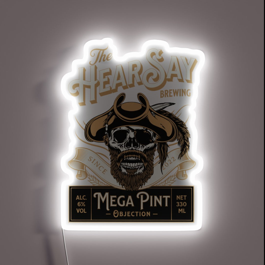 RGB Neon Sign for Home Brew Enthusiasts and Party Lovers