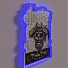 Load image into Gallery viewer, RGB Neon Sign with Objection Humor for Beer Enthusiasts