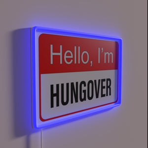 Morning after regret in bold neon color accents everywhere always.