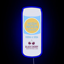 Load image into Gallery viewer, High Noon Black Cherry RGB neon sign blue