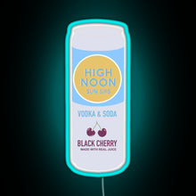 Load image into Gallery viewer, High Noon Black Cherry RGB neon sign lightblue 