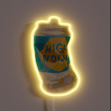 Load image into Gallery viewer, Customneon sign shaped like a crushed High Noon Mango