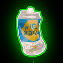 Load image into Gallery viewer, High Noon Crushed Can RGB neon sign green