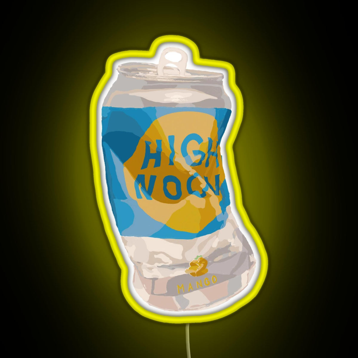 High Noon Crushed Can RGB neon sign