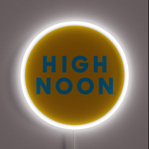 Customneon sign featuring the High Noon logo