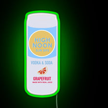 Load image into Gallery viewer, High Noon Grapefruit RGB neon sign green