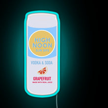 Load image into Gallery viewer, High Noon Grapefruit RGB neon sign lightblue 