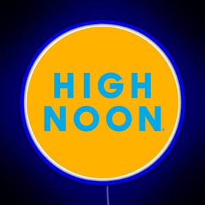 high noon RGB neon sign blue