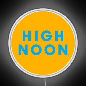 high noon RGB neon sign white 
