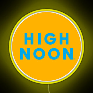 high noon RGB neon sign yellow