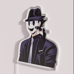 Vibrant High Rise Invasion Manga Inspired RGB Neon Wall Decor