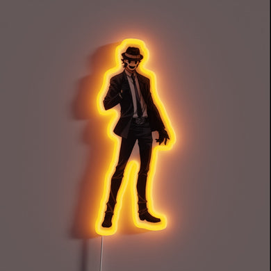 Electrifying High Rise Invasion RGB Neon Sign with Eye-Catching Flicker Effects