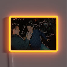 Load image into Gallery viewer, Vintage-inspired LED neon sign featuring HIMYM&#39;s iconic yellow font glow.
