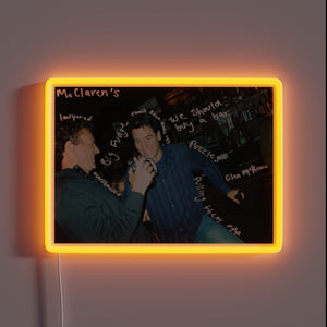 Vintage-inspired LED neon sign featuring HIMYM's iconic yellow font glow.