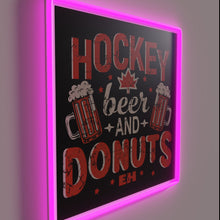 Load image into Gallery viewer, Neon Sign: Cheer on Your Favorite Team with This Hockey Theme
