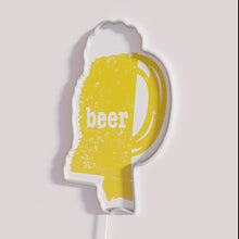 Load image into Gallery viewer, Neon Mississippi Home Brew Beer Bar Decor Signs Humor Gift