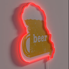 Load image into Gallery viewer, Neon beer themed home decor funny Missouri state pride apparel