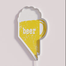 Load image into Gallery viewer, Neon Beer Sign for Home Bar Decor in Fun Colorful Styles