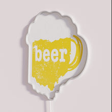 Load image into Gallery viewer, RGB Neon Sign for Humorous Home Brew Beer Lovers Enthusiasts