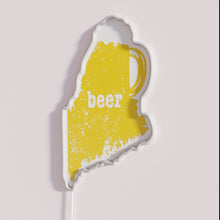 Load image into Gallery viewer, Neon Beer Sign for Home Bars and Craft Beer Enthusiasts
