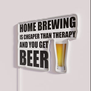 Personalized Neon Sign for Home Brewers and Beer Enthusiasts