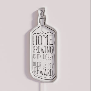 Personalized Neon Sign for Home Brew Enthusiasts and Beer Lovers
