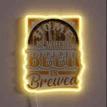 Load image into Gallery viewer, Vibrant Neon Sign Illuminates Passion for Craft Beer in Brewery