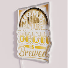 Load image into Gallery viewer, Neon Beer Sign for Home Brewery or Game Room Decor