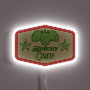 RGB Neon Sign for Homebrew Enthusiasts and Craft Beer Lovers
