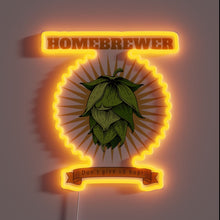 Load image into Gallery viewer, Encouraging homebrewers to keep on brewing with colorful LED light.