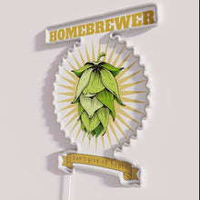 Load image into Gallery viewer, Motivational homebrewing neon sign for persistent hobbyists and craft beer enthusiasts.