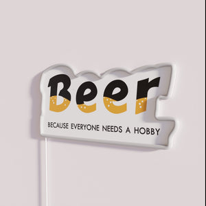 Neon homebrew beer lover gift for every hobbyist and enthusiast.
