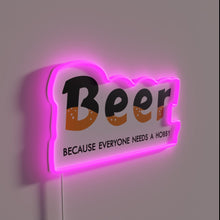 Load image into Gallery viewer, RGB Neon Sign: Celebrate Your Passion for Homebrewing and Good Beer