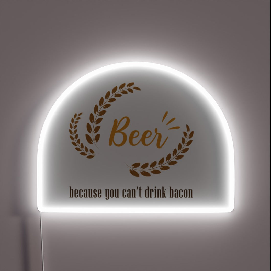 RGB Neon Sign for the Homebrewing Beer Enthusiast's Man Cave