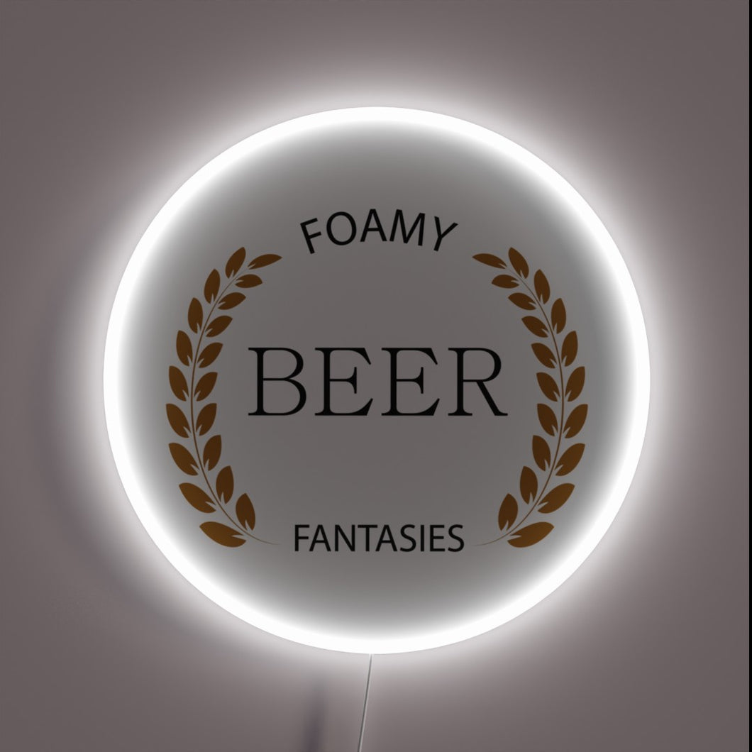 RGB Neon Sign For Home Brewers and Craft Beer Enthusiasts.