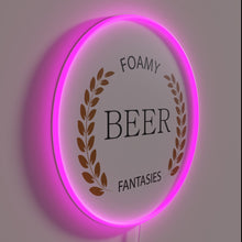 Load image into Gallery viewer, Homebrewer&#39;s paradise: Brewery style foamy beer fantasy RGB neon decor