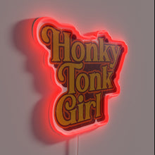 Load image into Gallery viewer, Country music inspired neon sign with colorful retro honky tonk vibe.